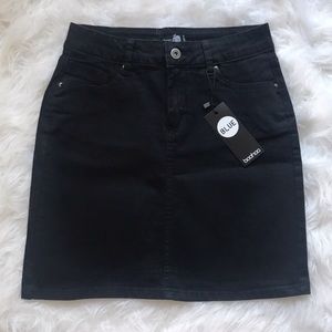 Black Denim Western Style Skirt Sz 0 NWT
